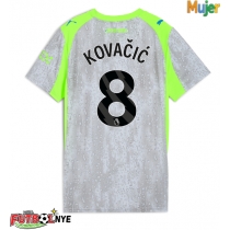 Camiseta Manchester City Mateo Kovacic #8 Tercera Equipación para mujer 2025-26 manga corta